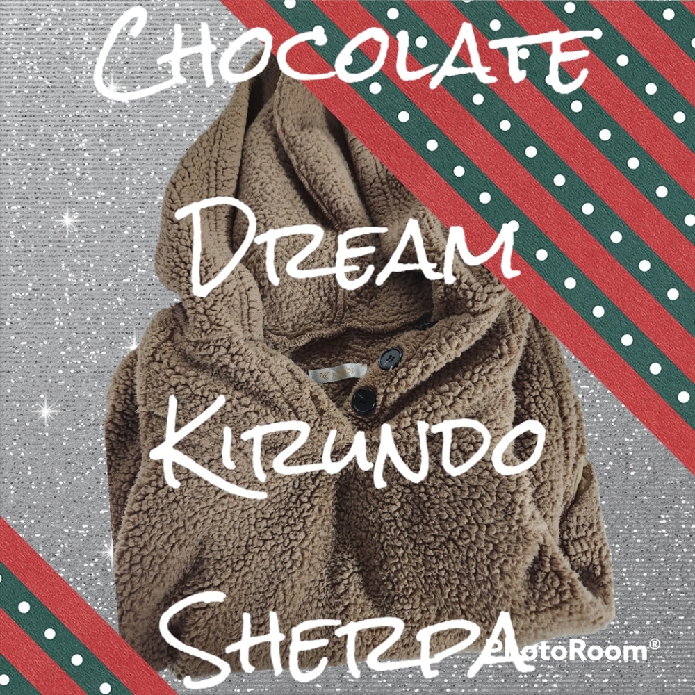 Chocolate Dream Kirundo Comfy Sherpa Hoodie